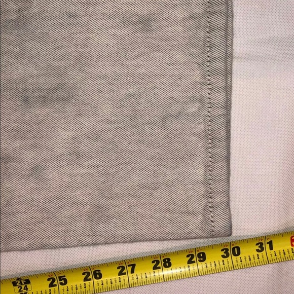 Levi 501 Jeans Straight Fit Men’s Gray Jeans 34x34 - Picture 11 of 13